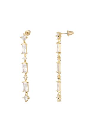 Boucles D'oreilles Pierres Colorées - Collection Sparkle Cuivré h5 
