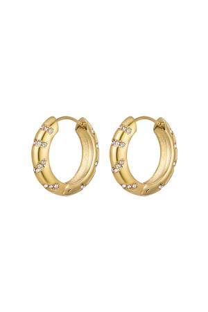 Boucles D'Oreilles Créoles Arc-En-Ciel h5 