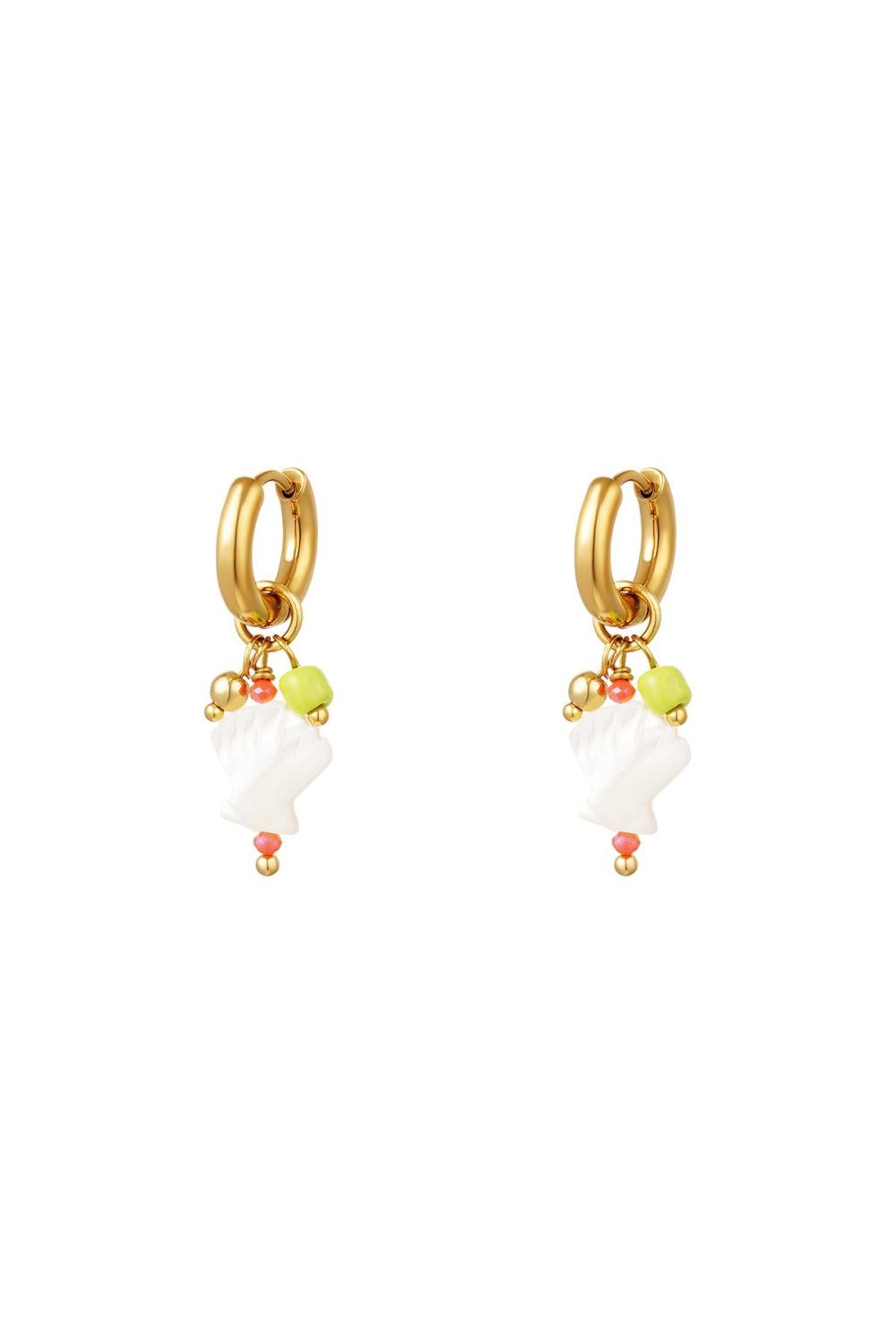 Boucles D'oreilles Petits Coquillages - Collection Plage Acier Inoxydable
