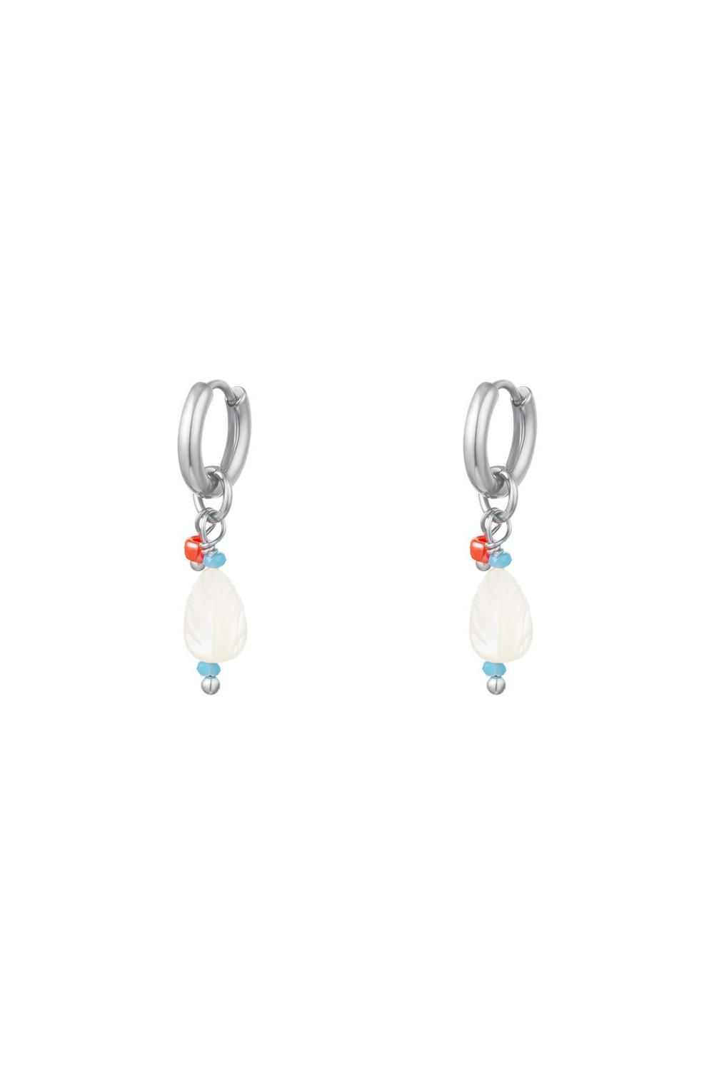 Boucles D'oreilles Plumes - Collection Plage Acier Inoxydable Doré