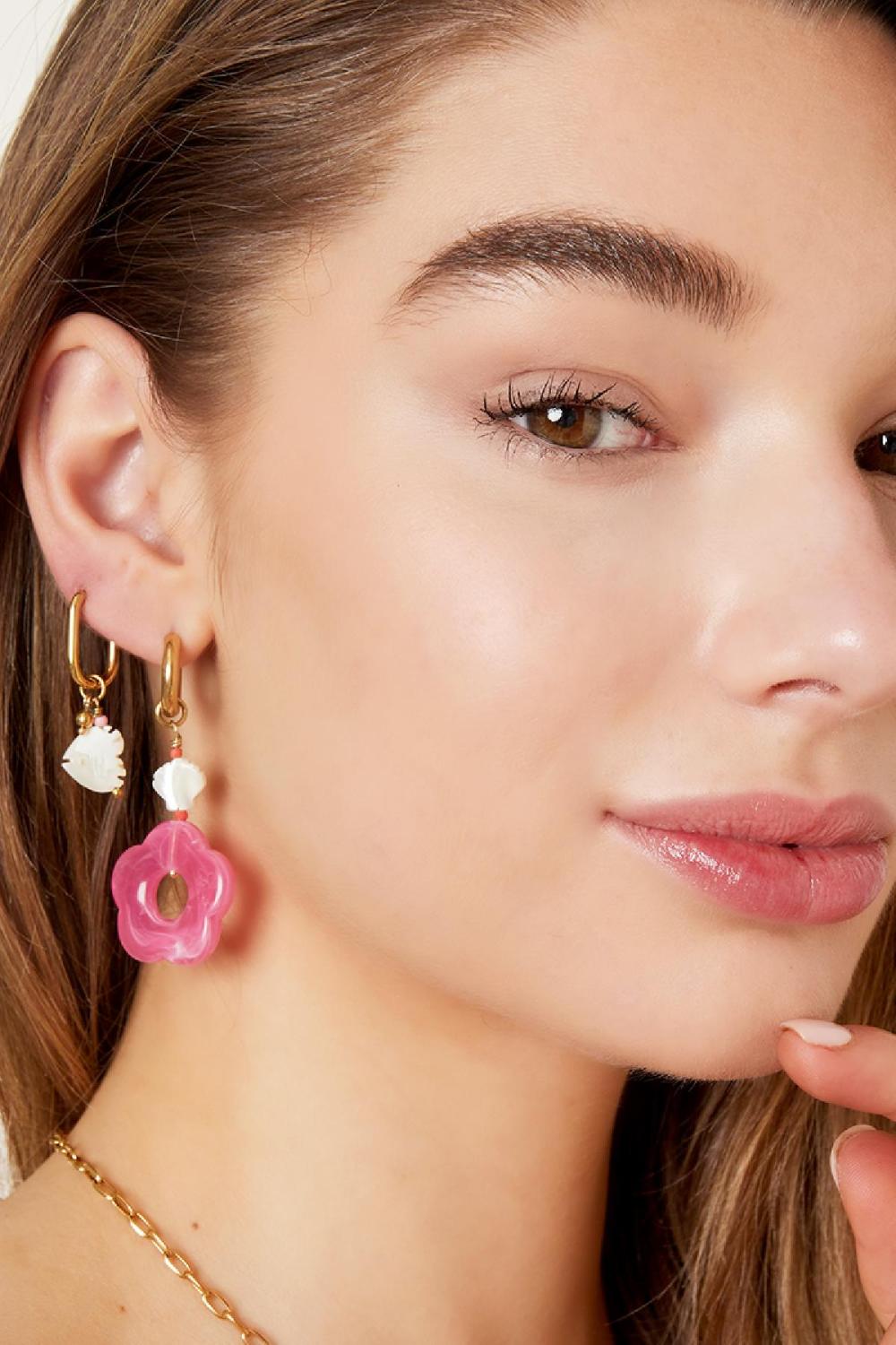 Boucles D'oreilles Poisson - Collection Plage Acier Inoxydable Image2