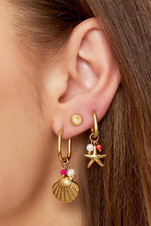 Boucles D'oreilles Étoile De Mer - Collection Plage Acier Inoxydable h5 Image3