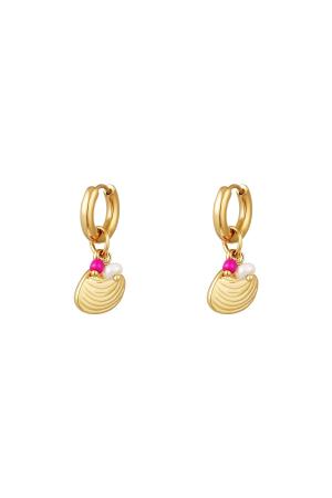 Boucles D'oreilles Coquillage - Collection Plage Acier Inoxydable h5