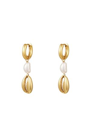Boucles D'oreilles Perles - Collection Plage Acier Inoxydable h5 