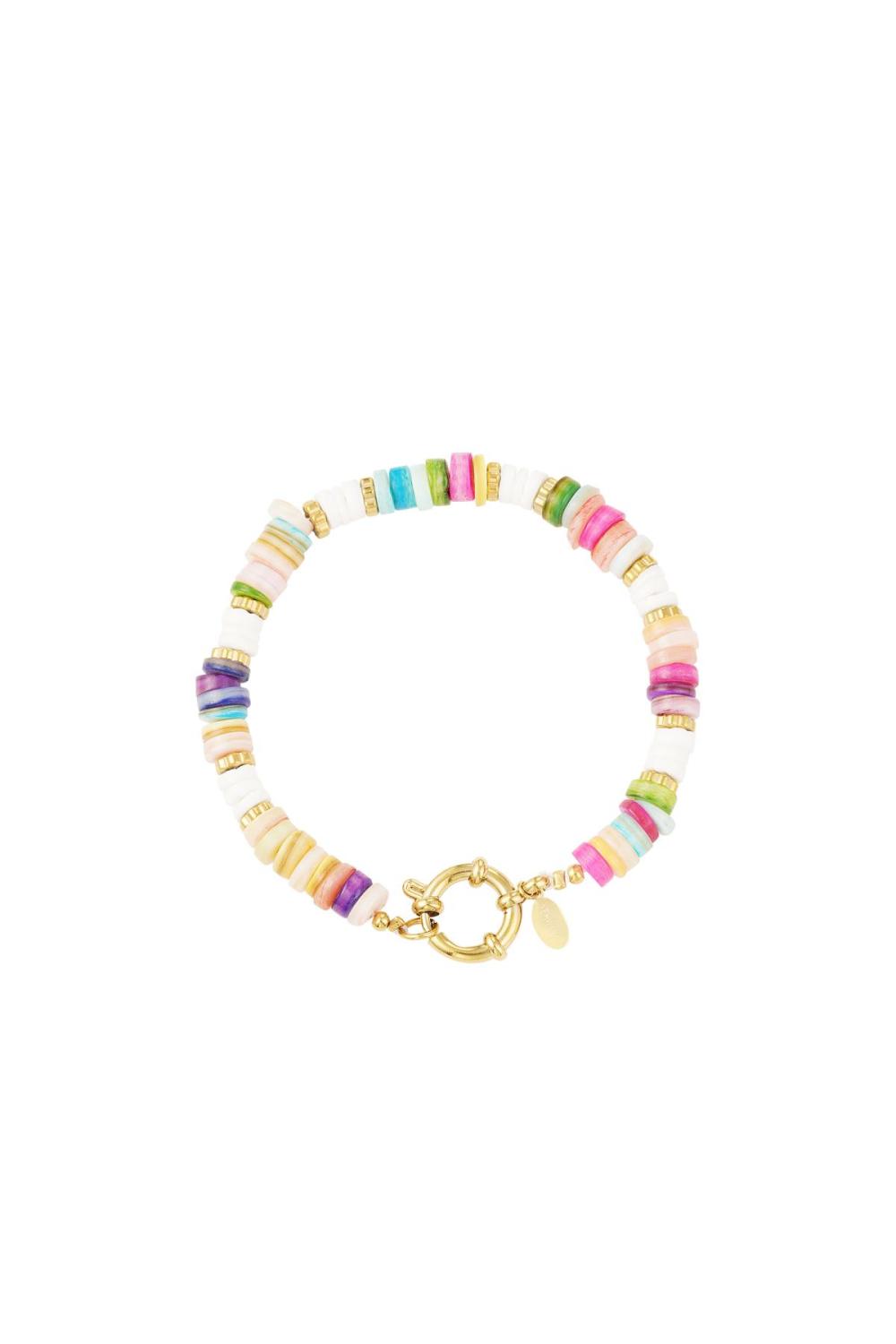 Bracelet Coloré - Collection Plage Multicouleur Acier Inoxydable 
