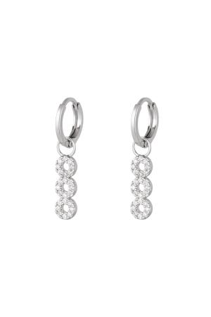 Boucles D'oreilles Trois Ronds - Collection Sparkle Cuivré h5 