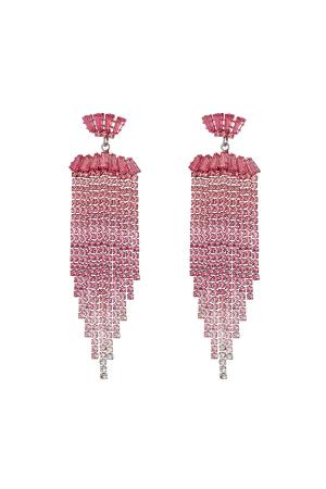 Boucles D'oreilles Strass Avec Détails - Holiday Essentials Multicouleur Cuivré h5 