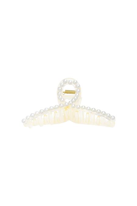 Barrette Amy Plastique blanc