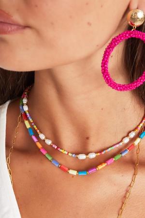 Collier Coloré - Collection Arc-En-Ciel Multicouleur Coquilles h5 Image3