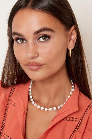 Collier Coeurs Arc-En-Ciel - Collection Arc-En-Ciel Multicouleur Acier Inoxydable h5 Image2