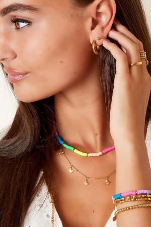 Collier Arc-En-Ciel Néon - Collection Arc-En-Ciel Multicouleur Acier Inoxydable h5 Image2