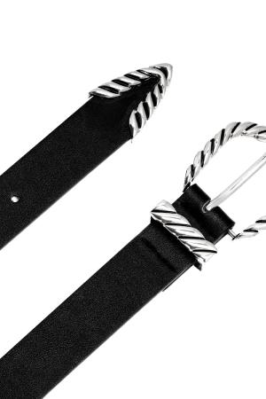 Ceinture Girl Boss Argenté Polyuréthane h5 Image2