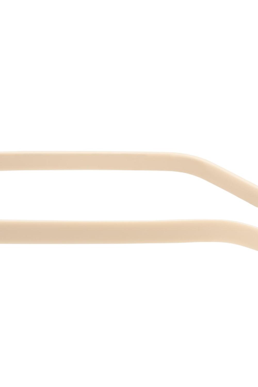 Des Lunettes De Soleil Retro Beige Métal One Size h5Image3