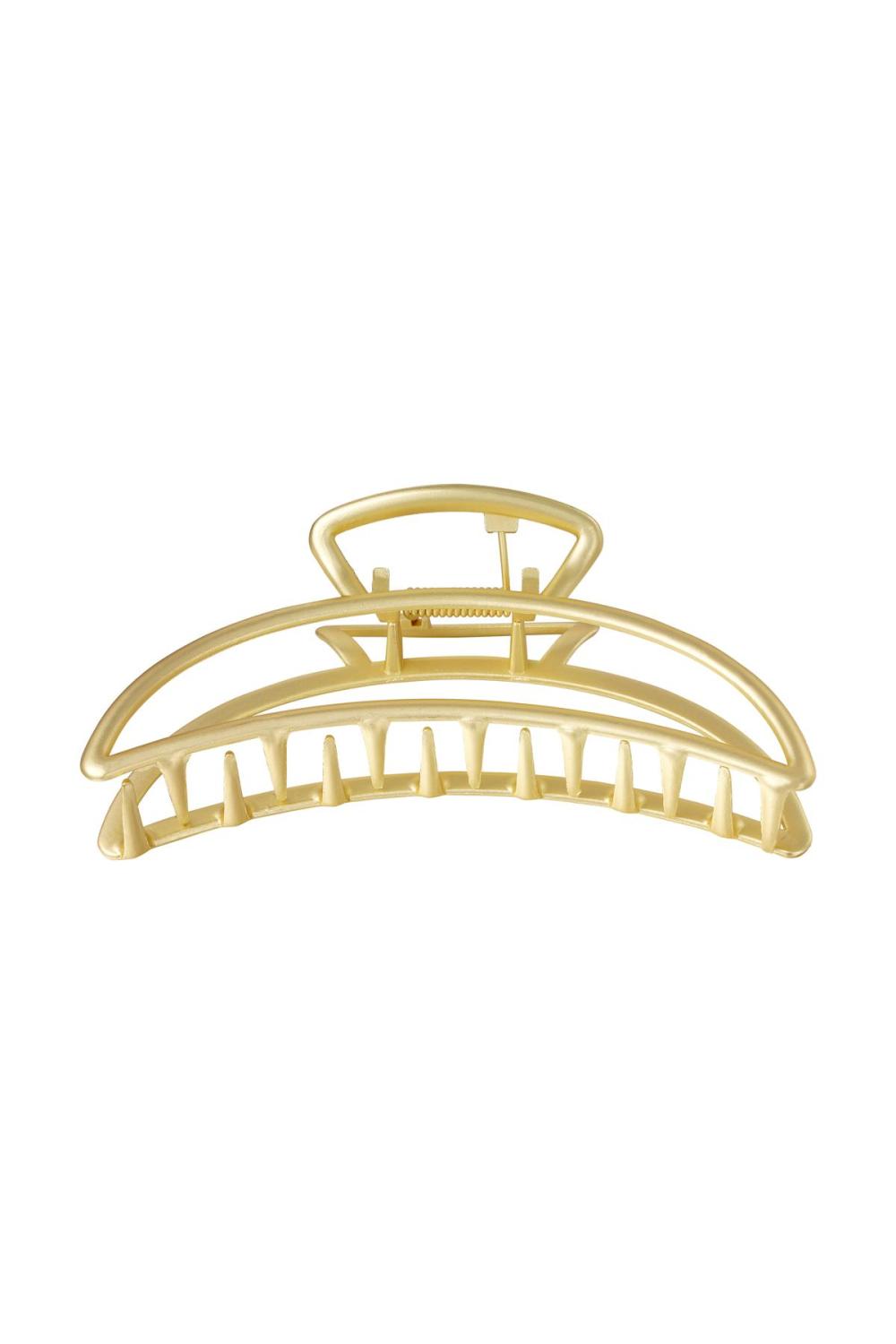 Grande Barrette À Cheveux En Métal Dcouleur Oré En Fcouleur Orme De Croissant De Lune Vieille Couleur Or 