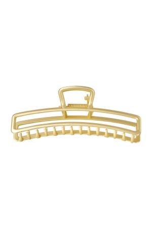 Grande Barrette À Cheveux En Métal Couleur Or Vieille Or h5 