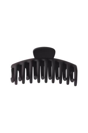Grande Pince À Cheveux Finition Mate Noir Plastique h5