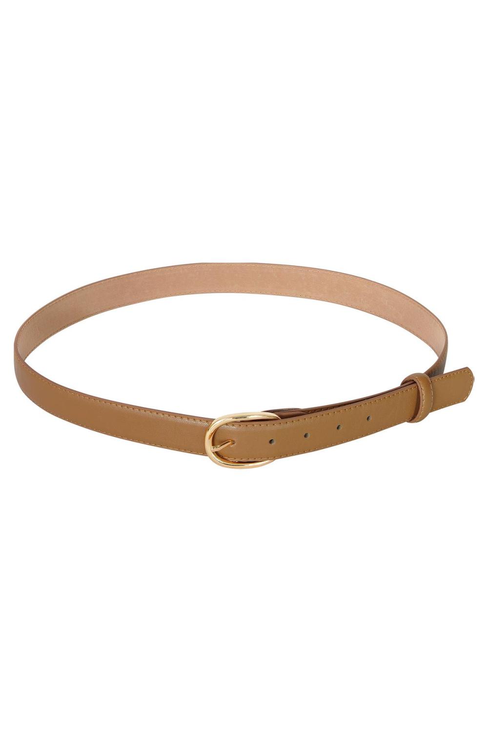 Ceinture En Cuir Pu Noir Polyuréthane 