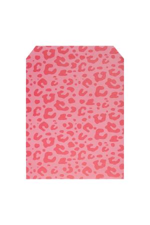 Grand Sac En Papier Imprimé Léopard Rouge Paper h5