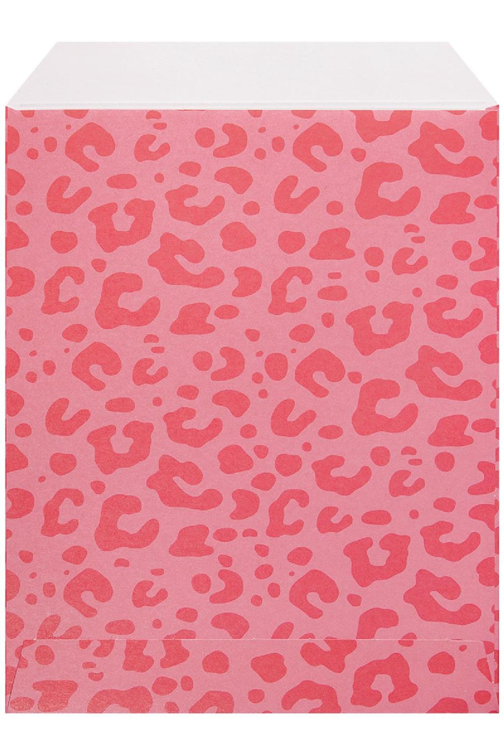Grand Sac En Papier Imprimé Léopard Rouge Paper Image2