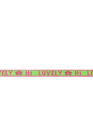 Bracelet Ruban Hi Lovely Vert Polyester h5 