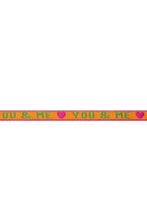 Bracelet &Quot;Toi & Moi&Quot; Rouge Polyester h5 Image3