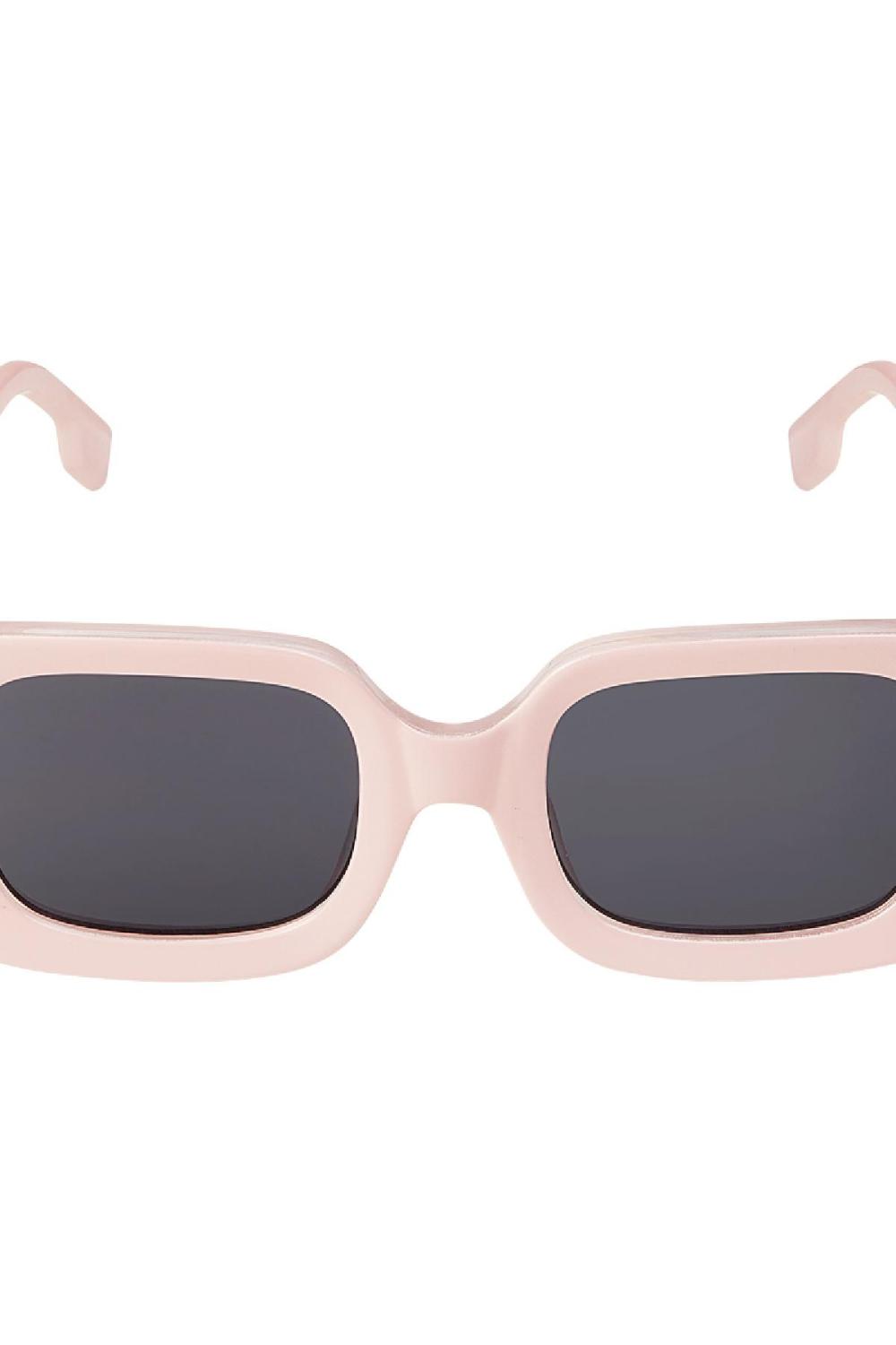Lunettes De Soleil Rétro Rose Pc Taille Unique Image3