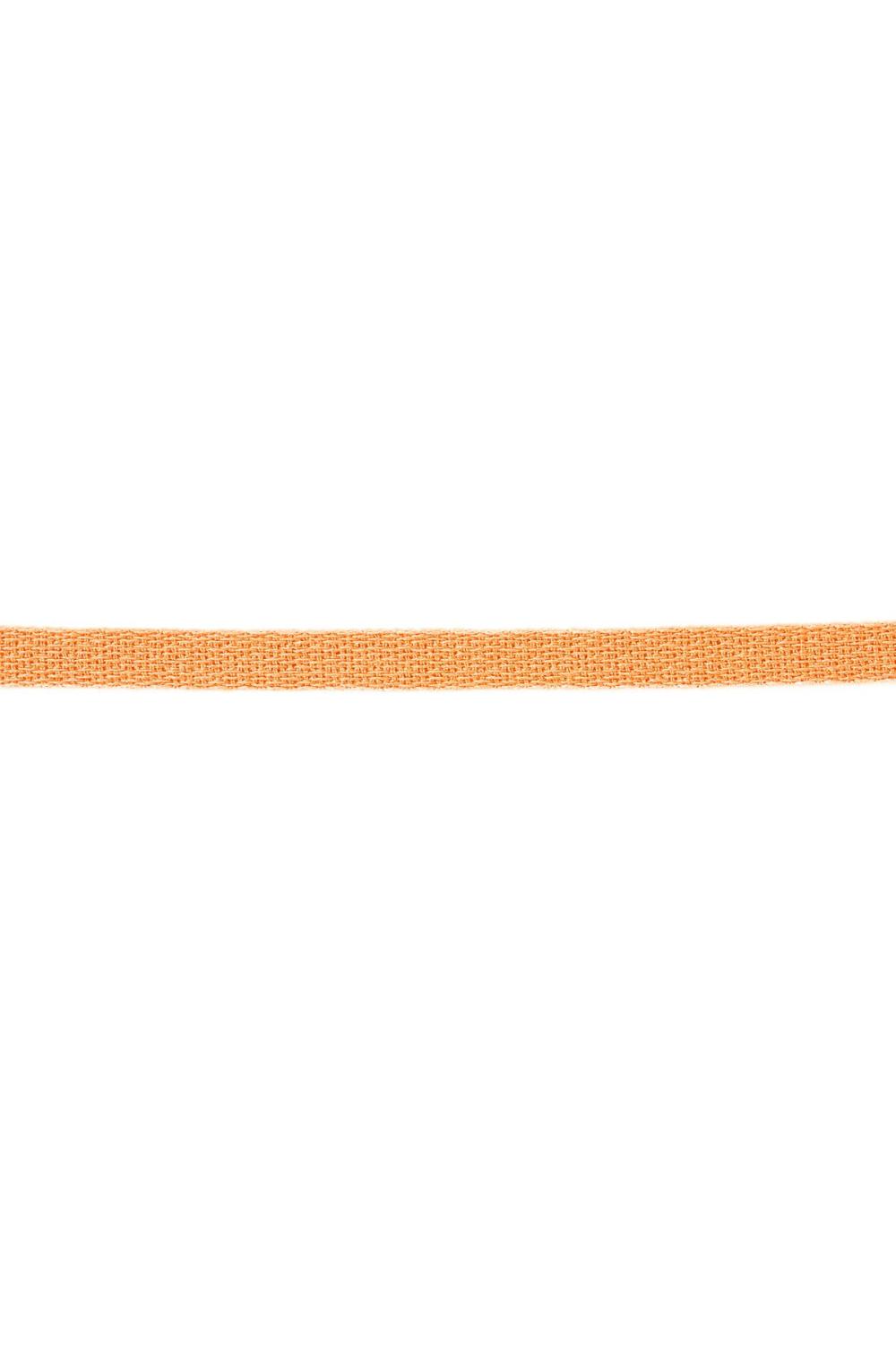 Bracelet Ruban Couleur Unie Orange Polyester 