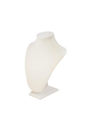 Présentoir Collier Petit - Nylon Écru h5 