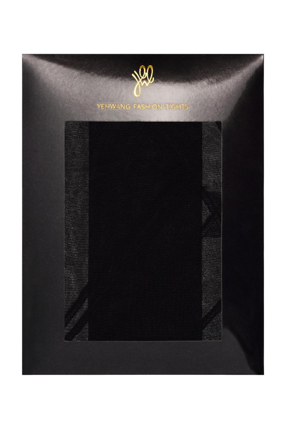 Motif De Diamant Collants Noir Nylon S/M Image4