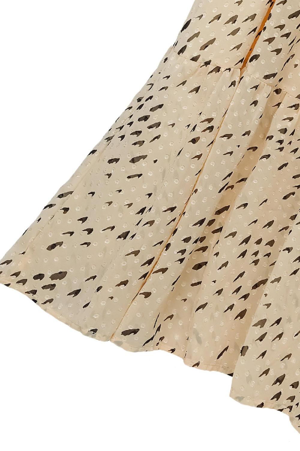 Robe Flowy Spring Beige S Image5