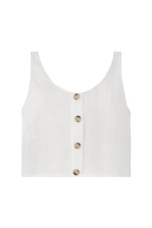 Coton Femmes Haut Sans Manches Boutonnage Avant h5 