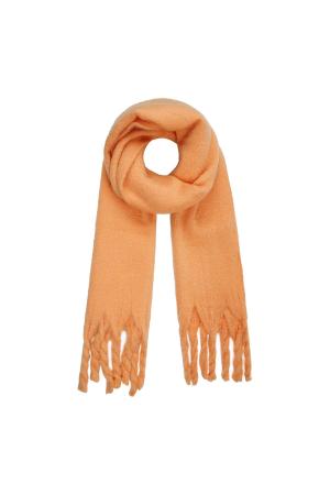 Echarpe D'hiver Couleur Unie Violet Polyester h5 