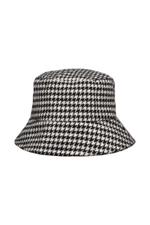 Bob À Carreaux Noir & White Polyester h5 