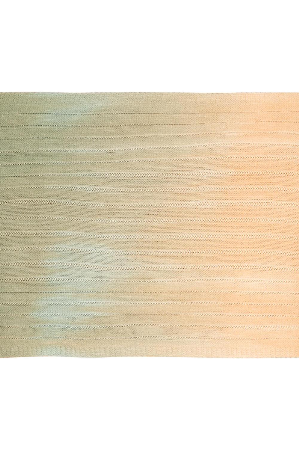 Écharpe Tie-Dye Vert Acrylique Image3