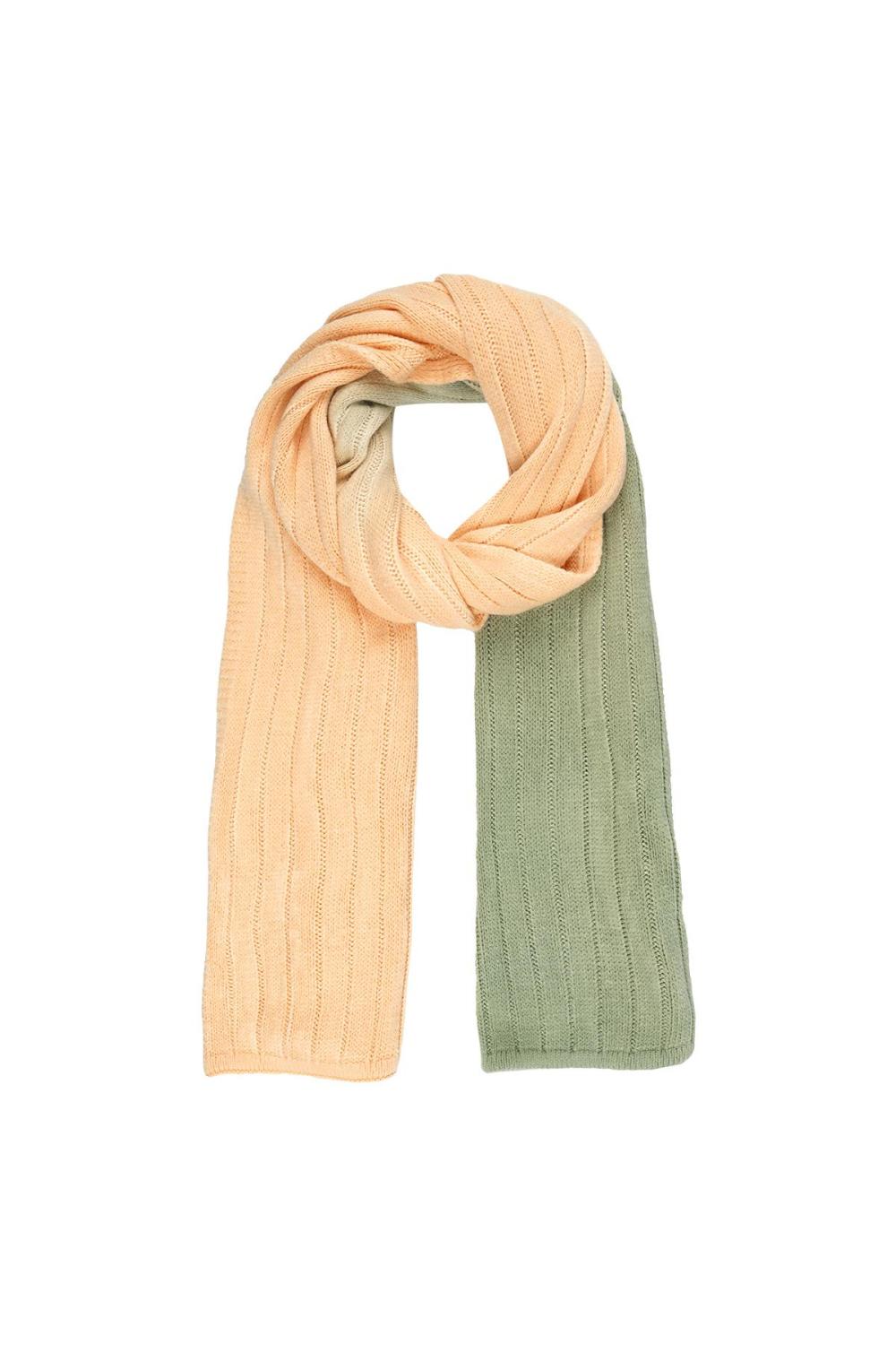 Écharpe Tie-Dye Vert Acrylique 