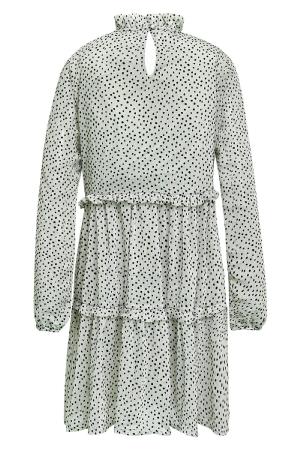 Robe Mi-Longue Femme En Polyester À Volants Superposés h5 Image4