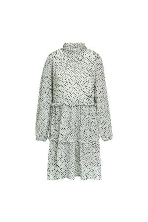 Robe Mi-Longue Femme En Polyester À Volants Superposés h5 