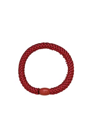 Lot De 5 Bracelets Élastiques À Cheveux Noir Polyester h5 