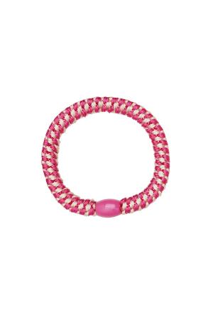 Lot De 5 Bracelets Élastiques À Cheveux Light Blue Polyester h5 