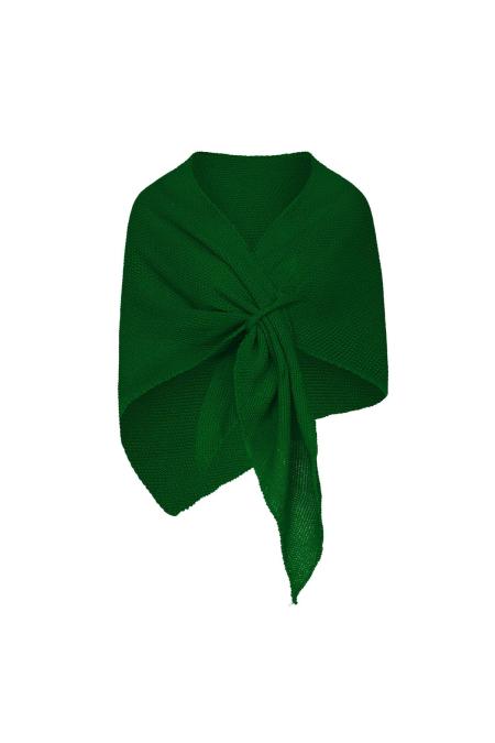 Châle imprimé uni Vert Acrylique 2