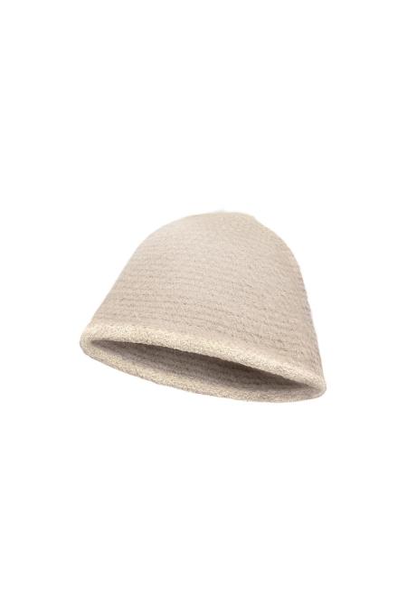 Chapeau de pêcheur basique Blanc cassé Polyester