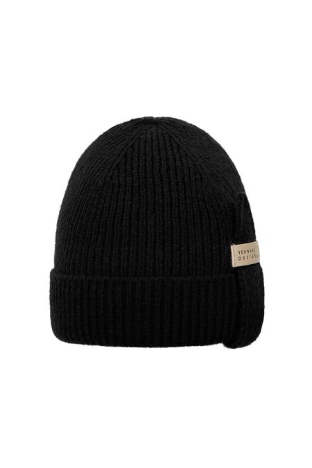 Bonnet Yehwang Noir Polyester