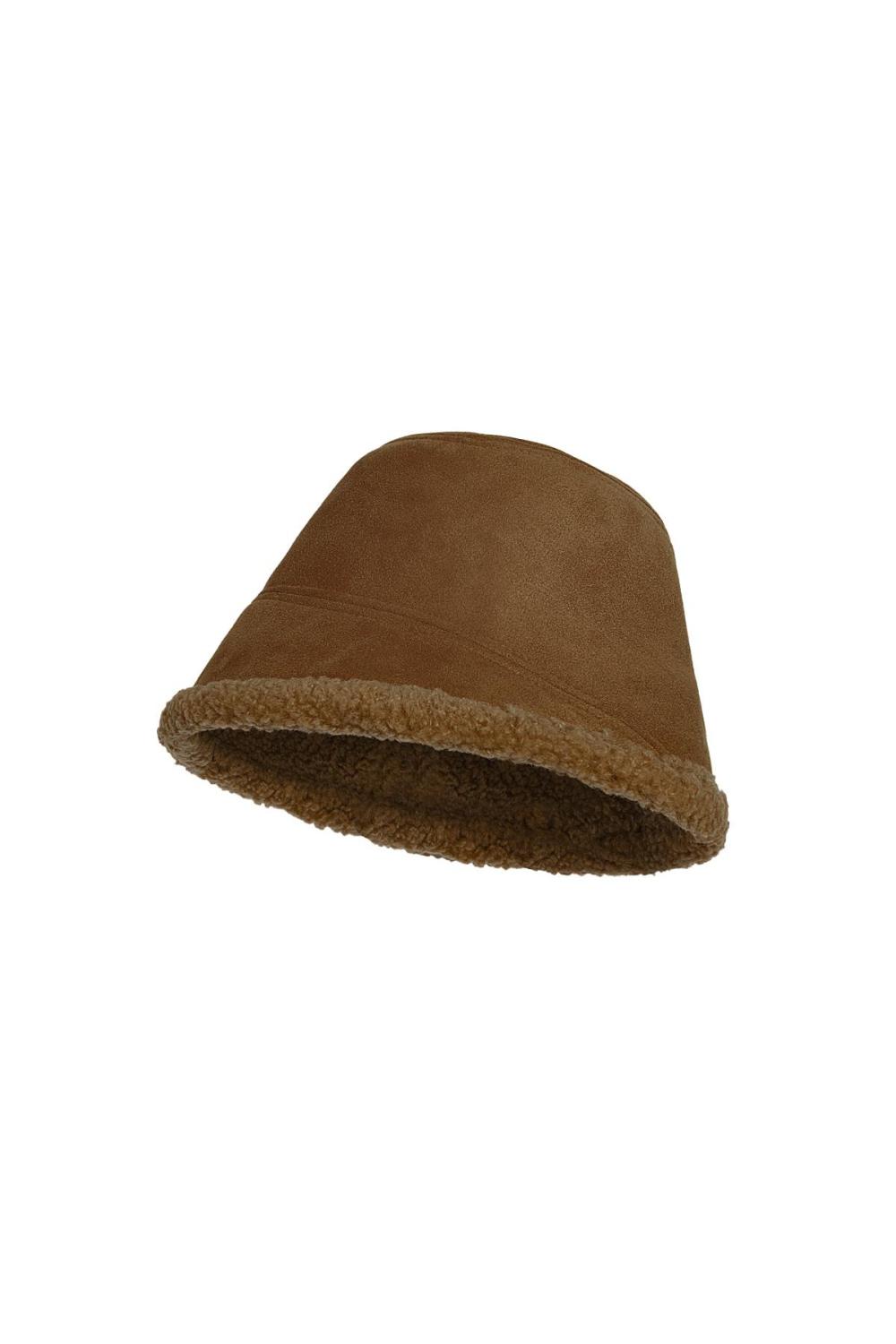 Chapeau Bob 2 Pans Noir Polyester 