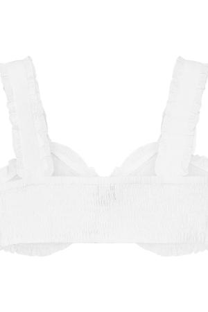 Crop Top Découpé - Blanc M h5 Image6