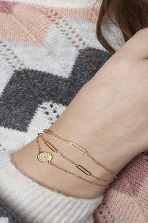 Bracelet Seductive Couleur Or Acier Inoxydable h5 Image2