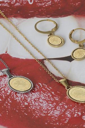 Necklace Cupid Argenté Acier Inoxydable h5 Image2
