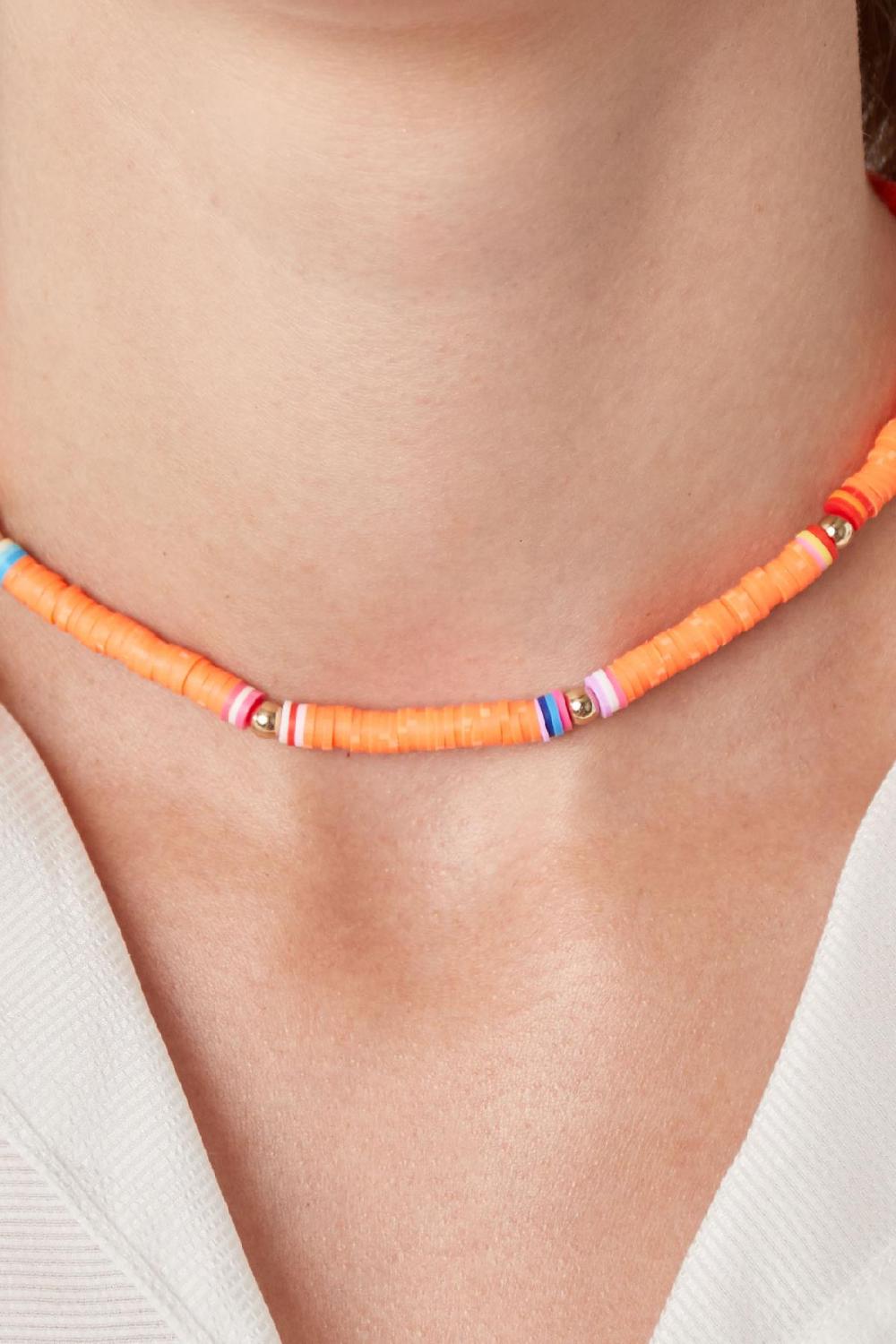 Necklace Surf Babe Orange Caothouc h5Image2