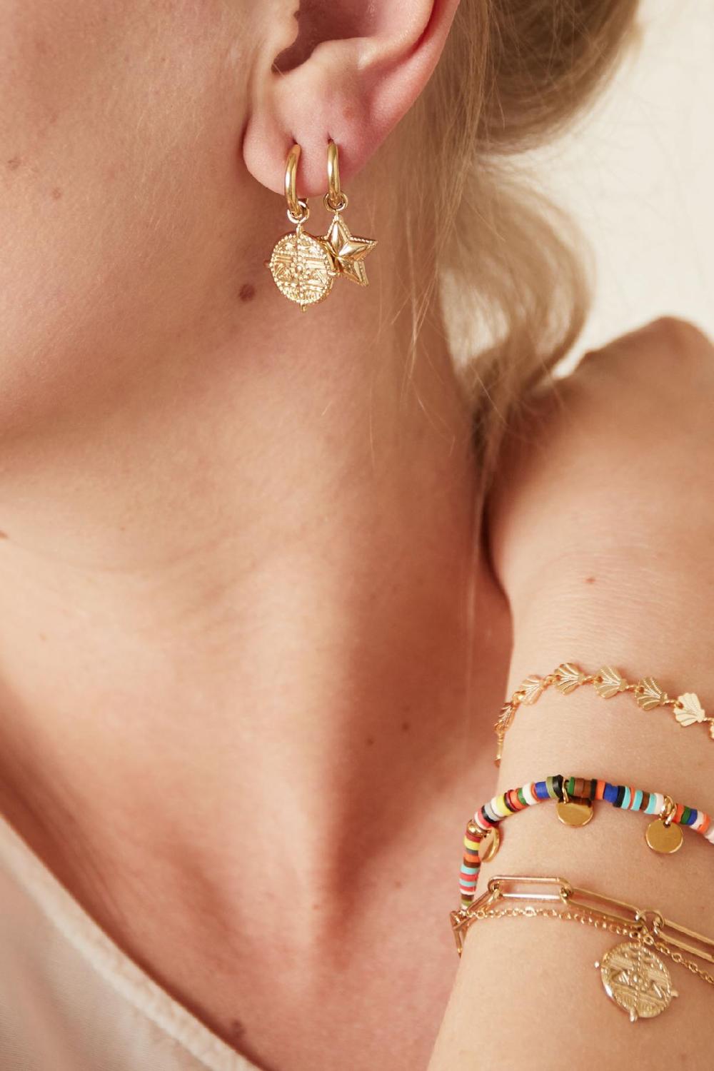 Boucles D'oreilles Lead The Way Argenté Acier Inoxydable Image2