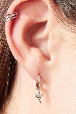 Boucles D'oreilles Miss Tiny Argenté Cuivré h5 Image2