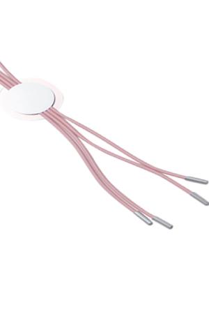 Collier Statement Circle Rose Aluminium Xl h5 Image2